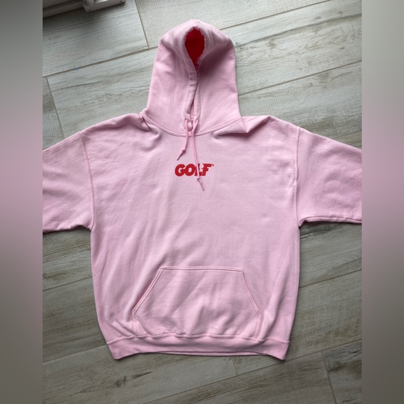 GOLF wang Tyler the Creator Mens Hoodie light pink red logo IGOR May 17 RARE XL - Picture 4 of 6